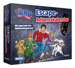 🎄🔍 FRANZIS 67240 - TKKG Junior Escape-Adventskalender: Die Jagd nach den Weihnachtsganoven 🎅🎁 Angebot bei HelloDeals