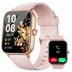 Smartwatch Damen mit Telefonfunktion, Alexa & 1.8'' Fitnessuhr Damen 🌸 Angebot bei HelloDeals