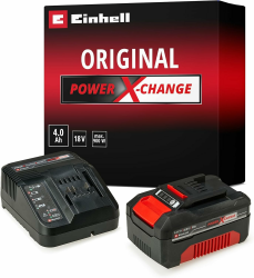 🔋🔌 Original Einhell Starter Kit 4,0 Ah Akku und Ladegerät Power X-Change 🛠️ Angebot bei HelloDeals