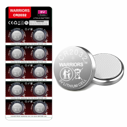 🔋 Warriors 10X 2032 Batterie Knopfzellen CR2032 Batterien 3V Angebot bei HelloDeals