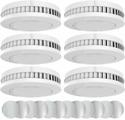 🔥🚨 Rauchmelder 6er Set mit Magnethalterung - TÜV Rheinland-Zertifiziert Angebot bei HelloDeals