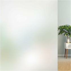 🏡🪟 Lifetree Fensterfolie Blickdicht: Milchglasfolie Selbstklebend Fenster Sichtschutzfolie 🪟🏡 Angebot bei HelloDeals
