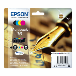 🌈 Epson Original 16 Tinte Füller Multipack 4-farbig 🌟 Angebot bei HelloDeals