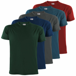 ALPIDEX Herren T-Shirts 5er Set Rundhals einfarbig S M L XL XXL 3XL 4XL 5XL 🌟👕🛍️ Angebot bei HelloDeals