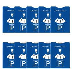 🚗 Mumbi 10x Parkscheibe mit Benzinrechner KFZ Auto Parken 🅿️ Angebot bei HelloDeals