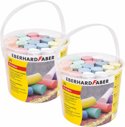 🎨 Eberhard Faber 526512 - Straßenmalkreide 20er Eimer (20er Eimer Doppelpack) 🌈 Angebot bei HelloDeals