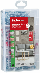 🔧🏠 fischer Meister-Box Wohnraum, 160-teiliges Dübel- und Schraubenset 🏠🔧 Angebot bei HelloDeals