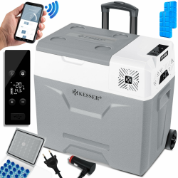 🌟 KESSER® Kompressor Kühlbox elektrisch Gefrierbox, 50 Liter 🌬️❄️ Angebot bei HelloDeals