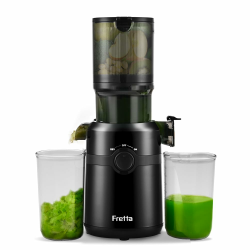 🥤🍏 Fretta Entsafter Slow Juicer mit 108 mm XL Öffnung & 1L Kapazität 🍊🥒 Angebot bei HelloDeals