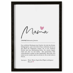 🎁 Fjällräven Definition Poster & Kunstdrucke | Weihnachtsgeschenke, Muttertag | Muttertagsgeschenk Wandbilder | Weihnachten Geschenke für Mama Geburtstag | Wohnzimmer DINA A4 mit Rahmen Schwarz 🖼️ Angebot bei HelloDeals