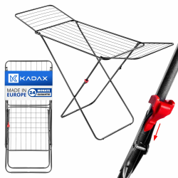 🌟 KADAX Wäscheflügeltrockner Verde 180x55x101cm 🌿 Luftstromwäscheständer Angebot bei HelloDeals