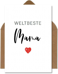 🎉 Weltbeste Mama Karte zum Geburtstag 💌 Angebot bei HelloDeals