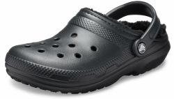 👟 Crocs Unisex Classic Lined Clogs 42/43 EU Schwarz - Angebot! Angebot bei HelloDeals