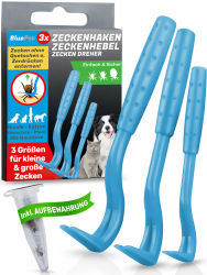 🐶🐱🐴👨 3er Set Zeckenhaken für Hunde, Katze, Pferd & Mensch Angebot bei HelloDeals