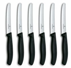 🔪🍅 Victorinox Swiss Classic Tomatenmesser, Brotzeitmesser, 6-teilig 🍞✨ Angebot bei HelloDeals