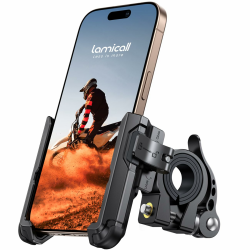 🚴 Lamicall Fahrrad Handyhalterung 360° Drehbar - Gut für Videoaufnahmen 📹 Angebot bei HelloDeals