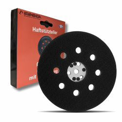 🔥 Klett Schleifteller Ø 125mm, Schwarz, Mittelhart, 8-Loch 🔥 Angebot bei HelloDeals