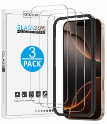 OMOTON Panzerglas Schutzfolie für iPhone 16 Pro [3 Stück] 📱💥 Angebot bei HelloDeals