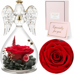 Ewige Rose Engel - Muttertagsgeschenke für Mama 🌹😇🥇 Angebot bei HelloDeals