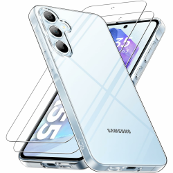 📱🛡️ Caslord Hülle für Samsung Galaxy A55 5G - 1 Handyhülle + 2 Stück Hartglas Angebot bei HelloDeals