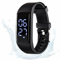 EPERSU IP68 Wasserdichte Schrittzähler Uhr 🏊‍♂️⏱️ - Fitness Tracker Armband Kalorienzähler Angebot bei HelloDeals