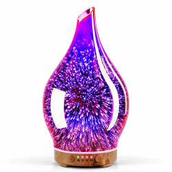 🌟 Porseme Aroma Diffuser Luftbefeuchter 150ml Handgeblasen 3D Ultraschall Leise 7 LEDs Raumbefeuchter BPA Frei 🌟 Angebot bei HelloDeals