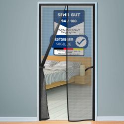 🪰🚪 HONGTAISHENG Fliegengitter Tür Magnet, 75x200cm Insektenschutz Balkontür Angebot bei HelloDeals
