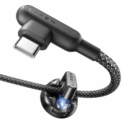 LISEN USB C Kabel 100W + Kabelmanager [2M] - Schnellladekabel für iPhone, Samsung, Xiaomi Angebot bei HelloDeals