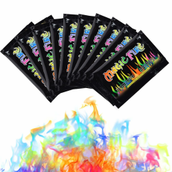 Herefun Buntes Feuerpulver Buntes Feuer, 10g x 10 Magic Fire Pulver Set Angebot bei HelloDeals