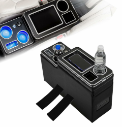 🚗 GEARMONSTER Mittelkonsole mit Ablagen Staufach, Mittelkonsole Box 📦 Angebot bei HelloDeals