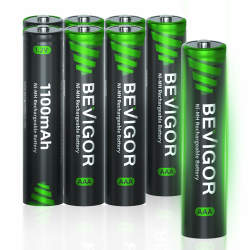 🔋 AAA 1100mAh 1.2V Akkubatterien, 8 Stück, vorgeladen 🌟 Angebot bei HelloDeals