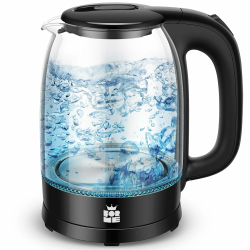 🌊 ForMe Glas Wasserkocher 1,7 I Glaswasserkocher I Wasserkessel 2200W 🌟 Angebot bei HelloDeals