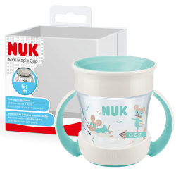 🌟 NUK Mini Magic Cup Trinklernbecher | Auslaufsicherer 360°-Trinkrand | Ab 6 Monaten | BPA-frei | 160 ml | Blaue Maus 🐭 Angebot bei HelloDeals
