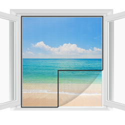 Fliegengitter Fenster 2-er Set 250 * 150cm | Insektenschutz Fenster 🏡✂ Angebot bei HelloDeals