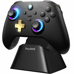 🎮 EasySMX D05 PC Controller mit Ladestation - Kabelloser Controller mit Hall Joystick & Hall Trigger Angebot bei HelloDeals