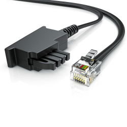 CSL - 10m Telefonkabel TAE-F Stecker auf RJ11 Stecker 📞 Angebot bei HelloDeals