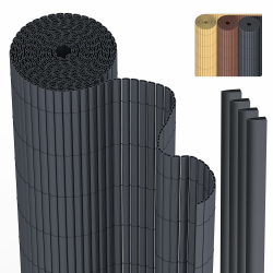 PVC Sichtschutzmatte Sichtschutzzaun 80 x 300 cm 🌿🌞 Angebot bei HelloDeals