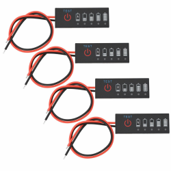 🔋🔍 4 STÜCKE Li-Ionen-Akku-Kapazitätsspannungsmesser-Tester 2S 7,4 V 15 MA Angebot bei HelloDeals
