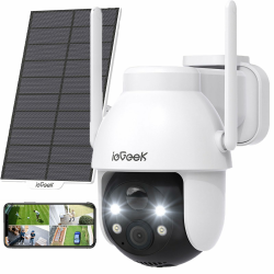 ieGeek 2K 3MP HD Überwachungskamera Aussen Solar 🌞📷 Angebot bei HelloDeals