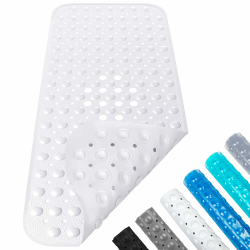 🛁🚿 Badewannenmatte Duschmatte 100x40 cm Antirutschmatte (Weiß) - Angebot Angebot bei HelloDeals