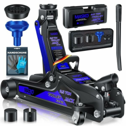 🔧 MASKO® Wagenheber hydraulisch 2,5T - Inkl. Koffer & Zubehör 🛠️ Angebot bei HelloDeals