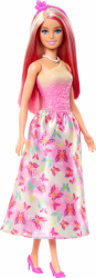 Barbie Royal-Puppe mit fantasievollen Haaren in Blond und Pink, HRR08 Angebot bei HelloDeals