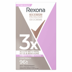 Rexona Women Maximum Protection Anti Transpirant Deo Creme Confidence 🌸🌿 Angebot bei HelloDeals