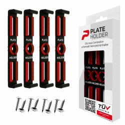 🚗 PLATEHOLDER® ORIGINAL - Rahmenlose Kennzeichenhalterung für jedes Auto! 🏆 Angebot bei HelloDeals