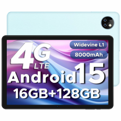 DOOGEE T10W Android 15 Tablet 10 Zoll 16GB RAM +128GB ROM (2TB TF) 2025 Neueste Tablet Deal! Angebot bei HelloDeals