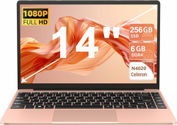 🎉AOCWEI Laptop Celeron N4020 2.8Ghz Win 11 5G WiFi 6+256GB SSD 1TB Erweiterung🎉 Angebot bei HelloDeals