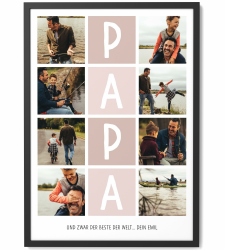 Papierschmiede® Fotogeschenke | Papa Geschenke mit Foto | Personalisierte Geschenke für den Vatertag oder Geburtstag Angebot bei HelloDeals
