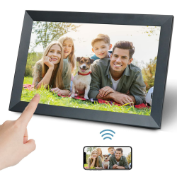 Digitaler Bilderrahmen WLAN 10.1 Zoll mit HD IPS-Touchscreen 📸 Angebot bei HelloDeals