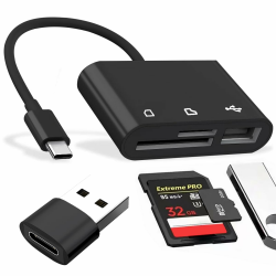 📸🔌 Kartenlesegerät SD Kartenleser USB - 6 In 1 Multifunktion, Plug-and-Play, kompakt und reisefreundlich! 🌟 Angebot bei HelloDeals