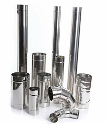 Edelstahl Kaminrohr Ofenrohr Rohr Heizung 🔥🏠🌬️ Angebot bei HelloDeals